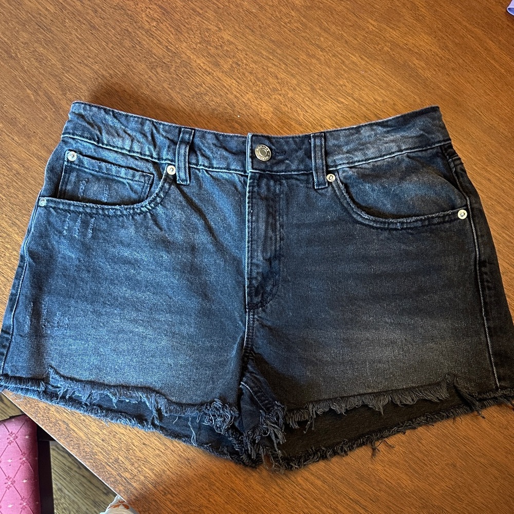 Denim Black teen or women shorts